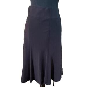 Rafaella Black Career Skirt, Sz 16W Flattering Flare, NWT Originally $58 Classic